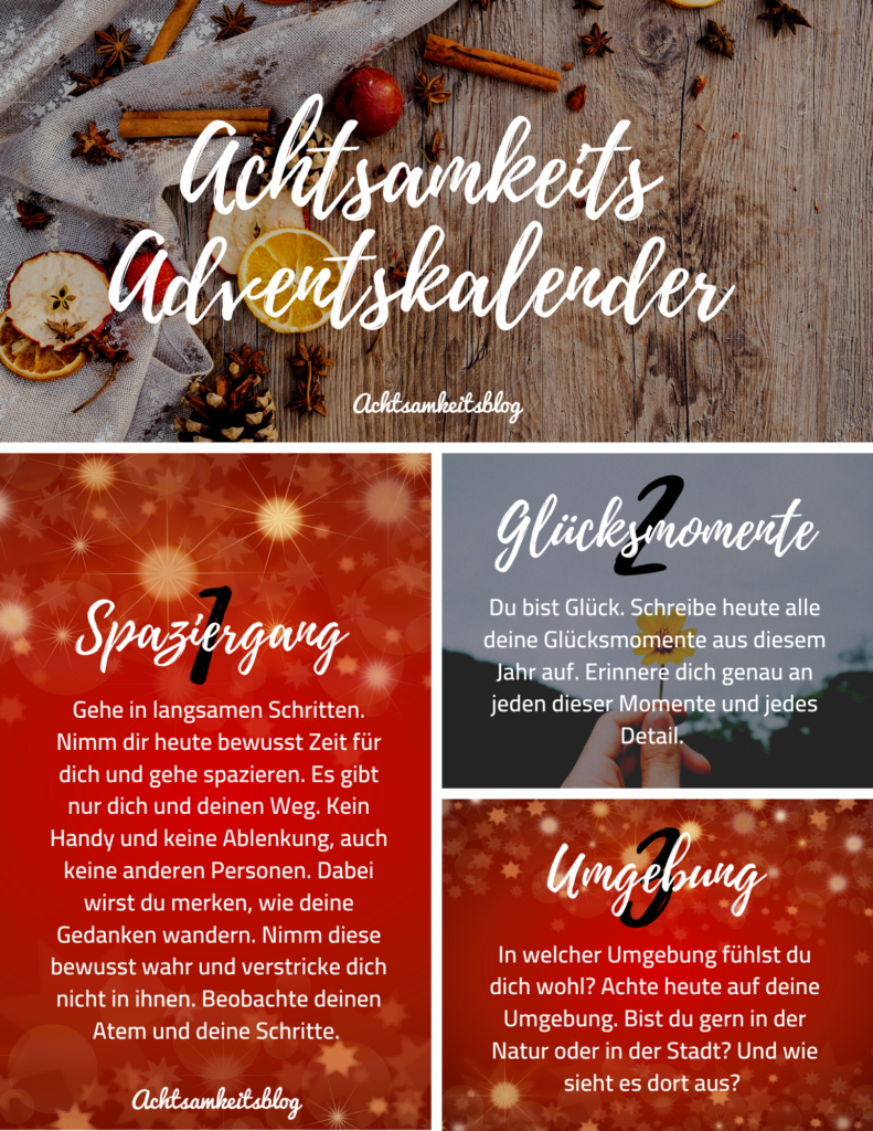 Achtsamkeits Adventskalender